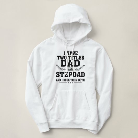Ich habe zwei Titel Vater Shirt (Design vorne)