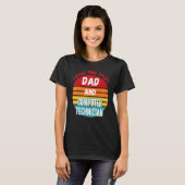 Ich habe zwei Titel Vater und Computertechniker T-Shirt (Vorne ganz)