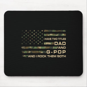 Ich habe zwei Titel Vater und G-Pop Vatertag Grand Mousepad