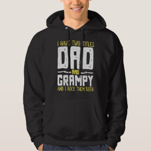 Ich habe zwei Titel Vater und Grampy und Rock sie  Hoodie