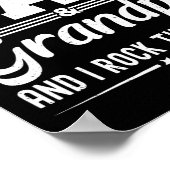 Ich habe zwei Titel Vater und Großvater Funny Vate Poster (Ecke)