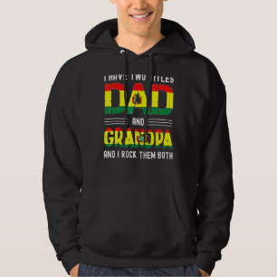 Ich habe zwei Titel Vater und Opa Bolivien Männer  Hoodie