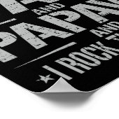 Ich habe zwei Titel Vater und Papaw Funny Vater&# Poster (Ecke)