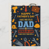 Ich habe zwei Titel Vater & Vater im Jura ich Rock Einladung (Vorne/Hinten)