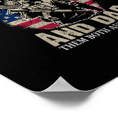 Ich habe zwei Titel Veteran und Papa und ich geste Poster (Ecke)