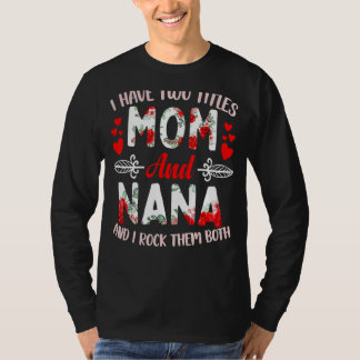 Ich habe zwei Titeln Mama Oma und ich habe ihnen M T-Shirt