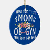 Ich habe zwei Titeln Mama- und Arbeitsgeschenke fü Keramik Ornament (Rechts)