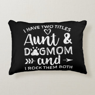 Ich habe zwei Titeln Tante und Mama Geschenk für T Dekokissen