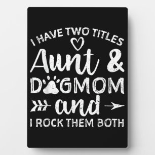 Ich habe zwei Titeln Tante und Mama Geschenk für T Fotoplatte