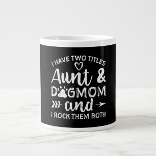 Ich habe zwei Titeln Tante und Mama Geschenk für T Jumbo-Tasse