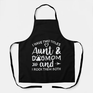 Ich habe zwei Titeln Tante und Mama Geschenk für T Schürze