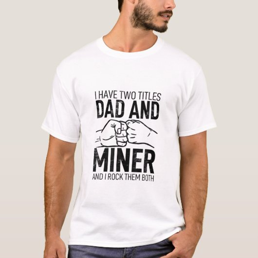 Ich habe zwei Titeln Vater T-Shirt (Vorderseite)
