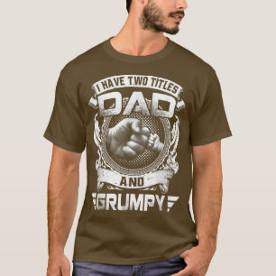 Ich habe zwei Titeln Vater und zornig lustige Vate T-Shirt