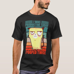Ich habe zweimal gekackt Erwachsenen Humor Humorv T-Shirt
