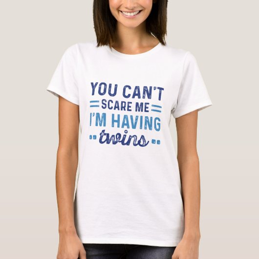 Ich habe Zwillinge T-Shirt (Vorderseite)