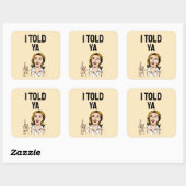 Ich hab's dir gesagt Sticker (Blatt)