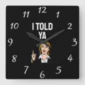 Ich hab's euch gesagt Uhr (Vorderseite)