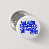 Ich hab's geschafft!, Absolvent 2026 Button (Vorne & Hinten)
