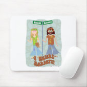 Ich Haight Ashbury Mousepad (Mit Mouse)