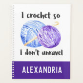 Ich häkle, damit ich nicht personalisiert zitiere planer (Vorderseite)