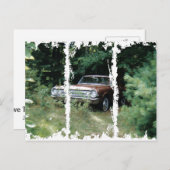 Ich half, den Goldene Adler des alten Orchard Beac Postkarte (Vorne/Hinten)