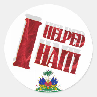 Ich half Haiti Sticker