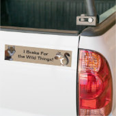 Ich halte an den wilden Dingen fest! Autoaufkleber (Auf Lkw)