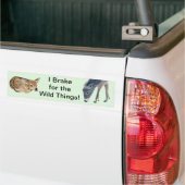 Ich halte an den wilden Dingen fest! Autoaufkleber (Auf Lkw)