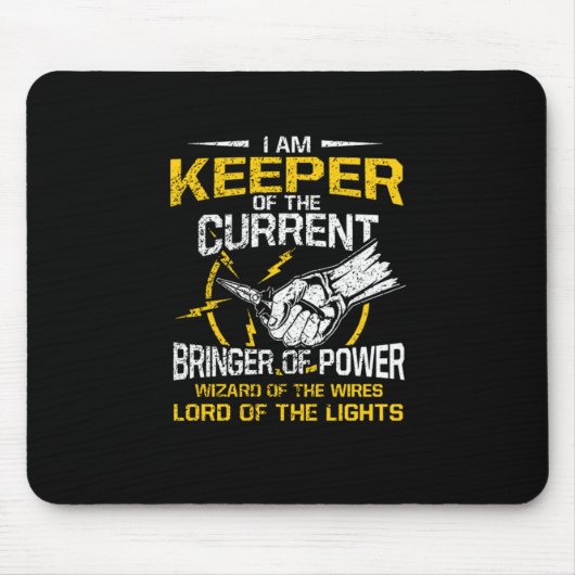 Ich halte die aktuelle Erscheinung des Powers Mousepad (Vorne)