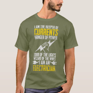 Ich halte die elektrischen Ströme T-Shirt