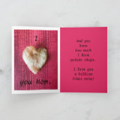 Ich halte dir die Mama der Kartoffelchips für die  Karte (Innenseite)