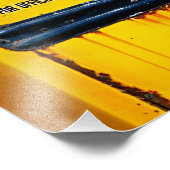 Ich halte Farbe an. Fotodruck (Ecke)