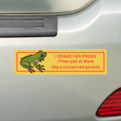 Ich halte Froschbremse Autoaufkleber (Auf Auto)