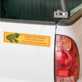 Ich halte Froschbremse Autoaufkleber (Auf Lkw)