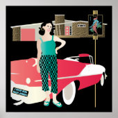 Ich halte für Mah Jongg Retro House Poster (Vorne)