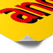 Ich halte für Stoppschilder Plakat (Ecke)