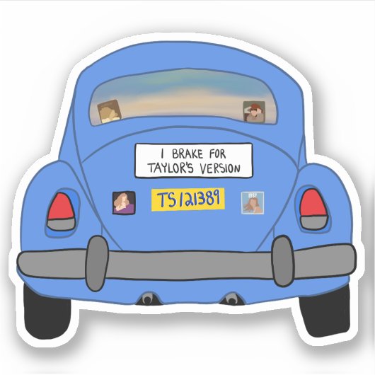 Ich halte für TV. Aufkleber (Vorderseite)