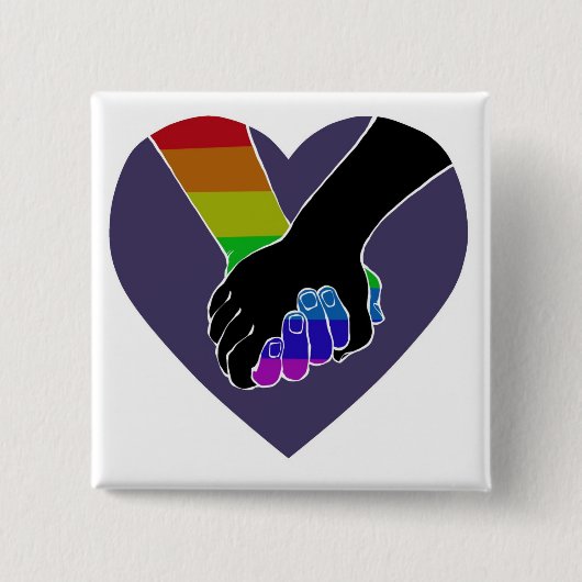 Ich halte Ihre Hand (v.2) durch @HugoDraws Button (Vorderseite)