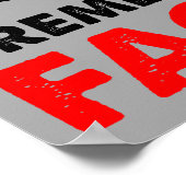 Ich halte kein Grudges-Funny-Plakatzeichen Poster (Ecke)