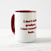 Ich halte keine Groll... Tasse (Vorderseite Links)