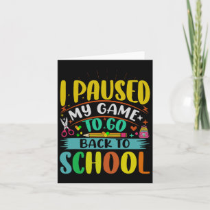 Ich halte mein Spiel an, um zuerst Grad an die Sch Karte