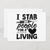 Ich halte Menschen für ein Geschenk für eine Dialy Postkarte (Vorne/Hinten)