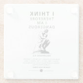 Ich halte mich daher für gefährlich glasuntersetzer (Rückseite)