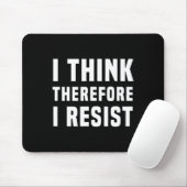 Ich halte mich daher gegen die Politik Freethinker Mousepad (Mit Mouse)