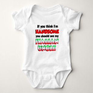 Ich halte mich für einen schönen italienischen Onk Baby Strampler