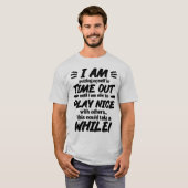 Ich halte mich rechtzeitig raus T-Shirt (Vorne ganz)