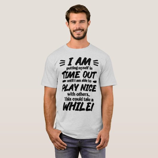 Ich halte mich rechtzeitig raus T-Shirt (Vorne ganz)