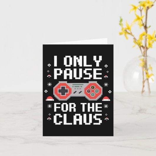 Ich halte nur für das Claus Retro Video Game Chris Karte (Gelbe Blume)