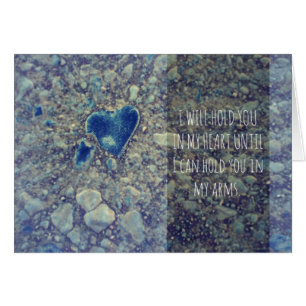 Ich halte Sie in meiner Herz-Karte