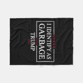 Ich halte Trump 2024 für einen lustigen Politi Fleecedecke (Vorderseite (Horizontal))